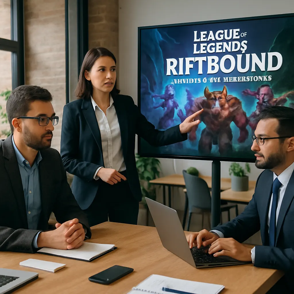 League of Legends Riftbound battle scene with champions in action