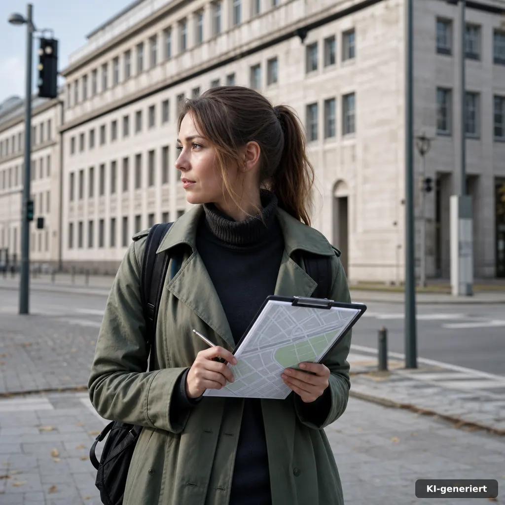 Johannismarkt Neuss 2026: Termine & Programm im Juni 3 photograph of a modern street corner near an administrative building, soft daylight, subtle tech aesthetics, a compact m