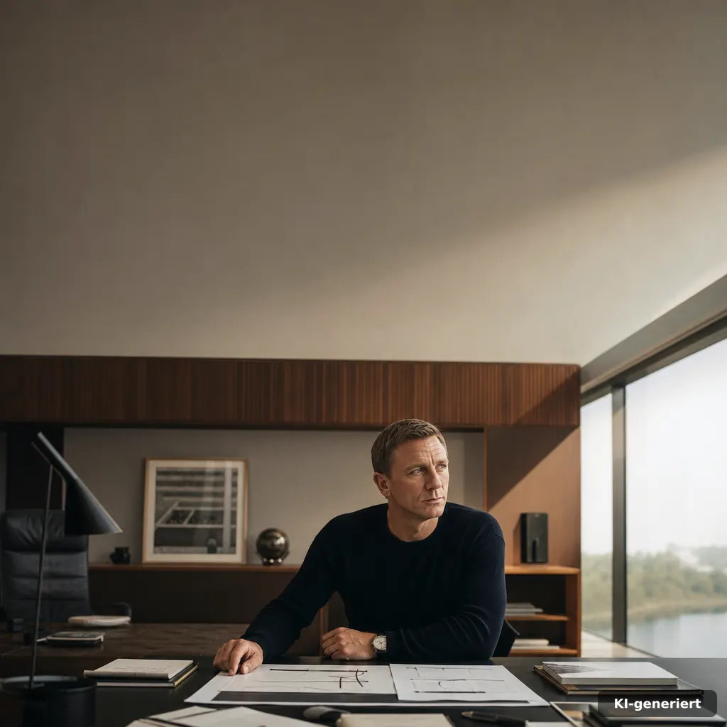 Nächster James-Bond-Schauspieler: Film-Casting Board als editorial Motiv