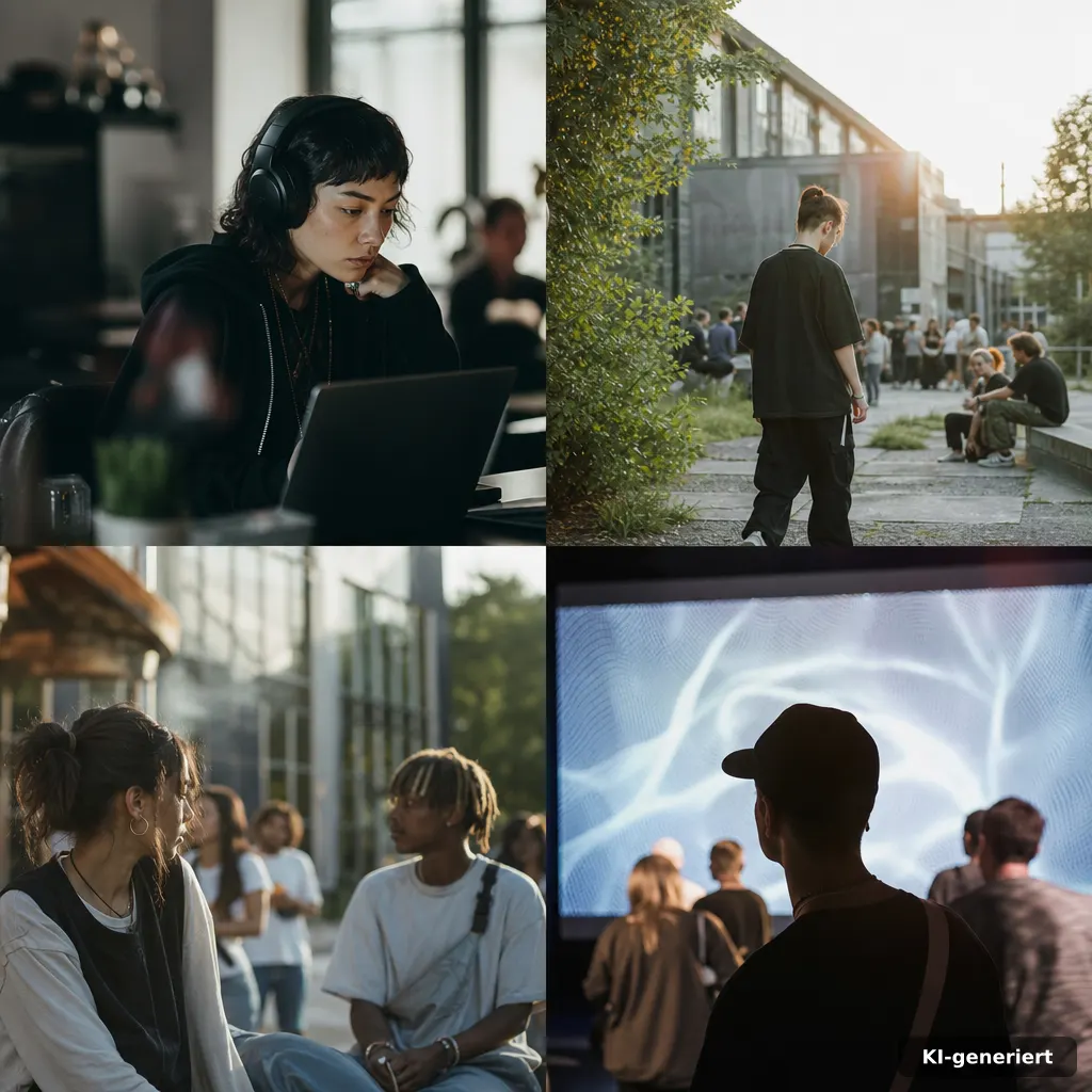 Pop-kultur nachwuchs bewerbung 2026: offene Bewerbungsfrist in Berlin, vor einem Programmflyer am Schreibtisch