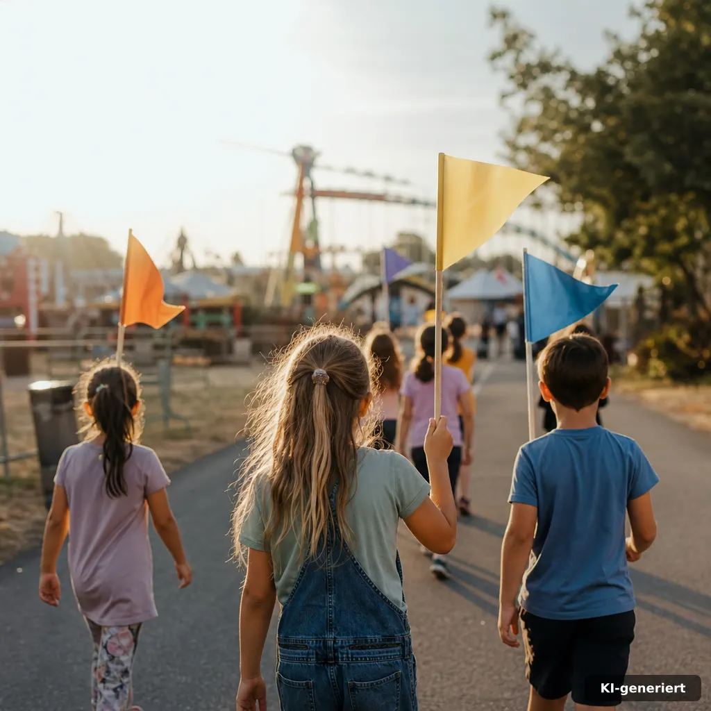Schritt 2: Das Programm-Herzstück – Kindergartenumzug & Zeltparty-Info