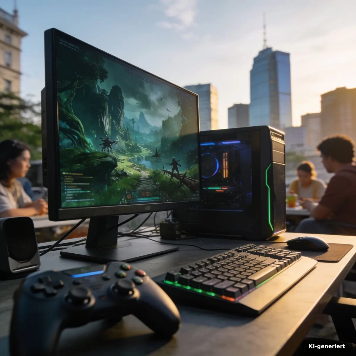 Herr der Ringe Spiele Rabatt: Zwei Open-Worlds für 7 € 2 PC-Spielplatz mit einer atmosphärischen Mittelerde-Spielwelt auf dem Monitor