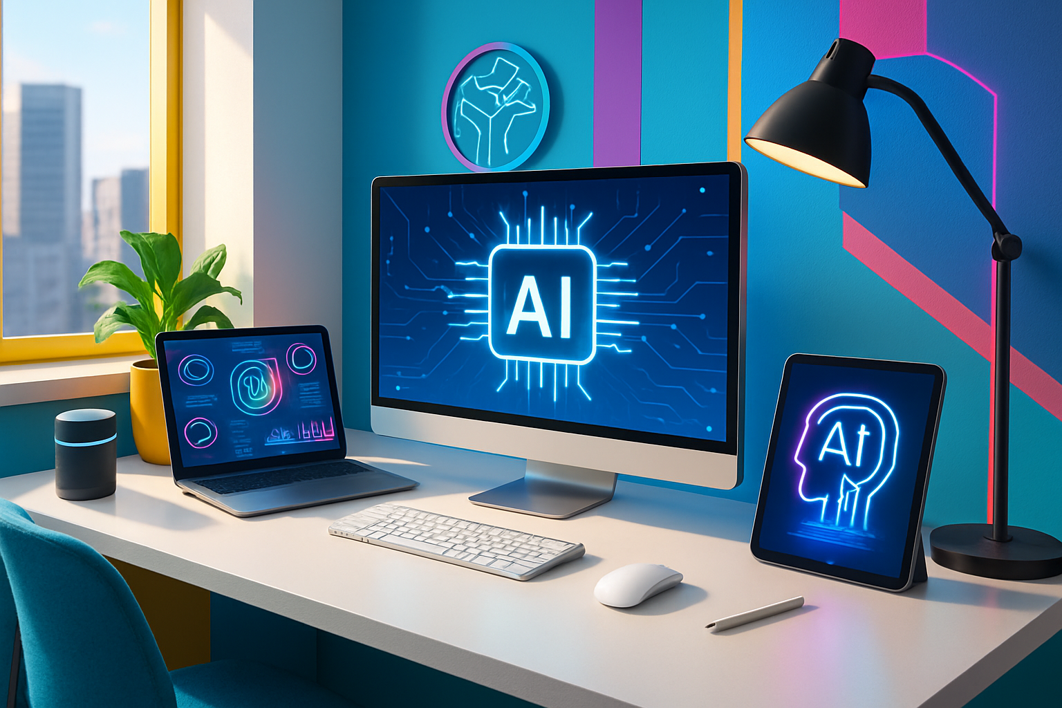 Illustration von KI in der Softwareentwicklung bei Airbnb