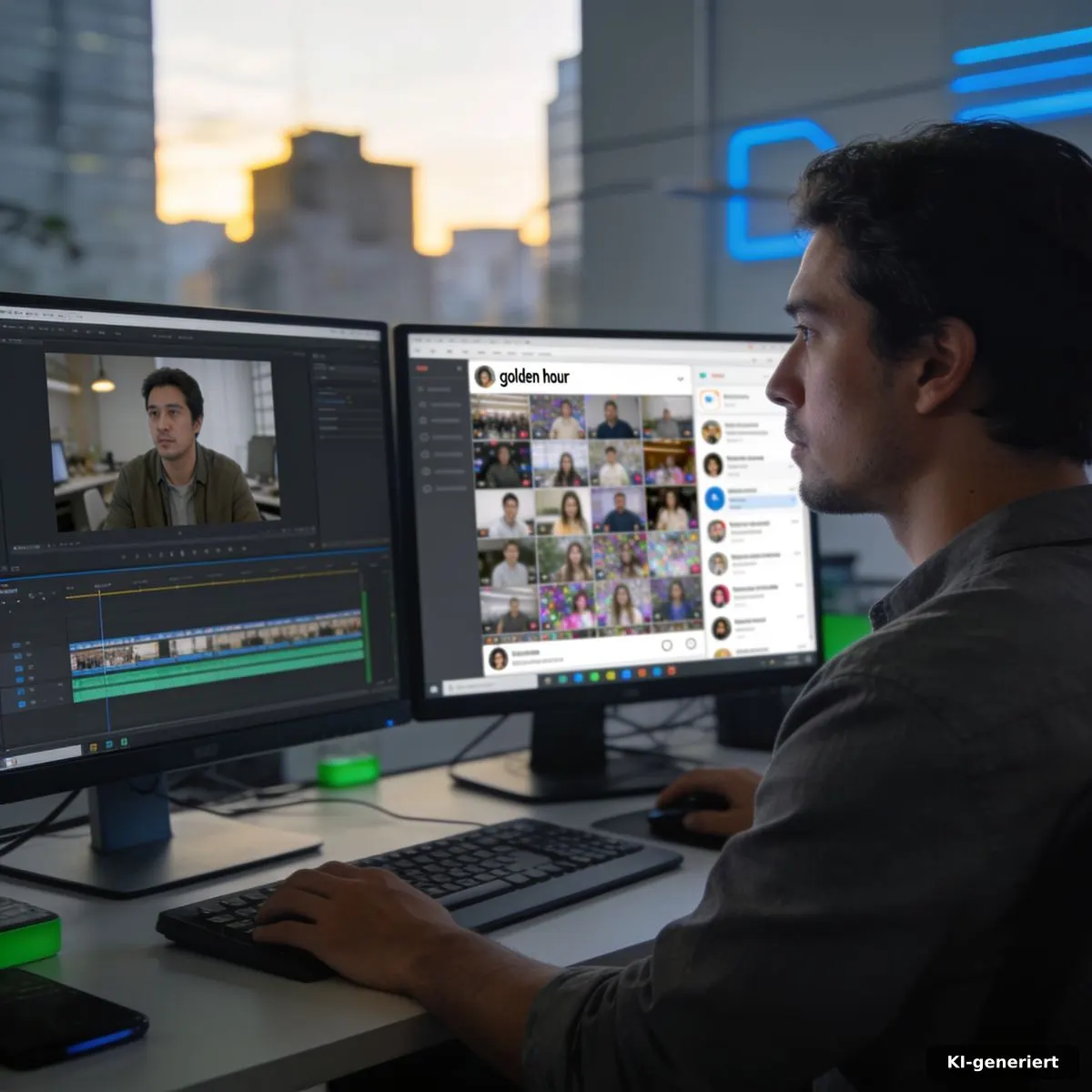 KI Video Detektor von Nvidia: Fake News in 22 ms 3 Videoeditor vergleicht Original und komprimierte Social-Media-Version