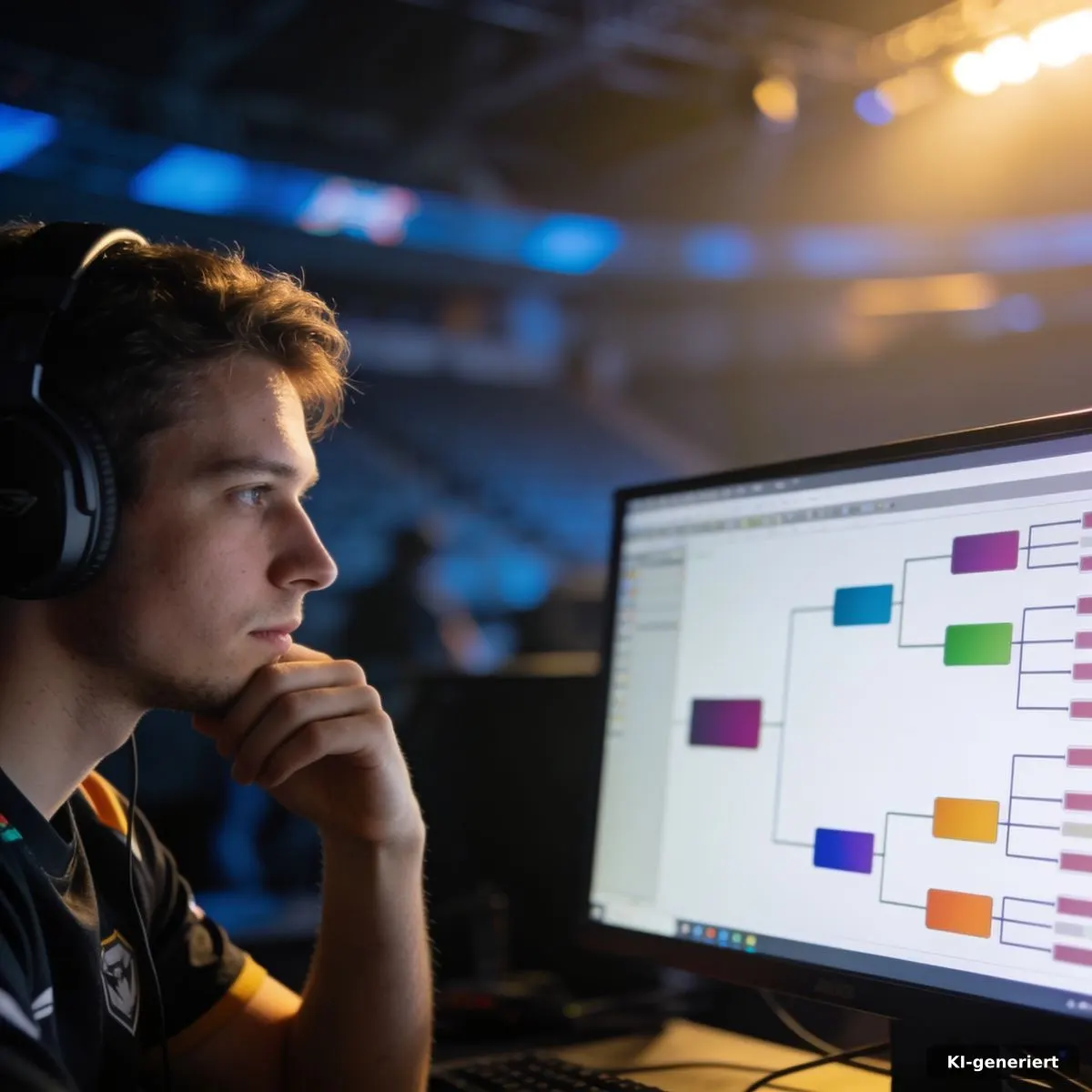Esports Trends 2026: Turniere, Meta und neue Muster 4 Profi-Spieler analysiert Turnierdaten hinter der Bühne